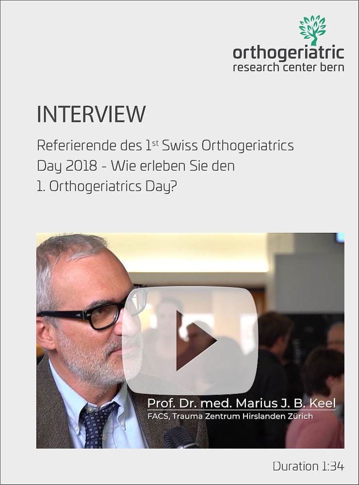Interview Referierende - Wie erleben Sie den 1. Orthogeriatrics Day?