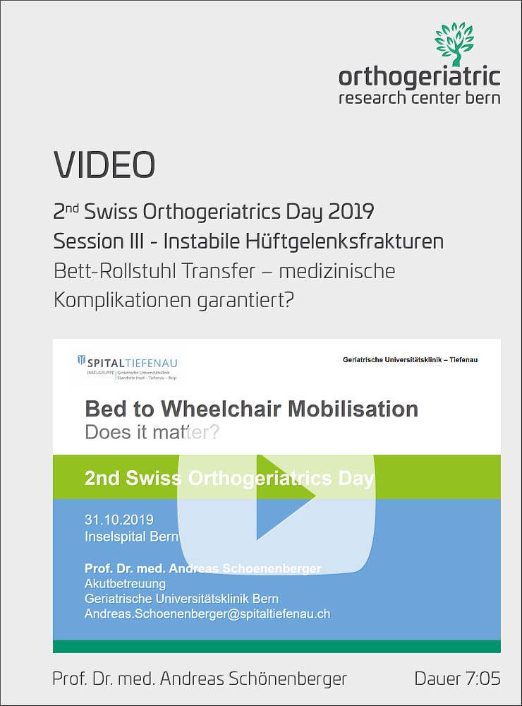 Session III - Bett-Rollstuhl Transfer – medizinische Komplikationen garantiert?