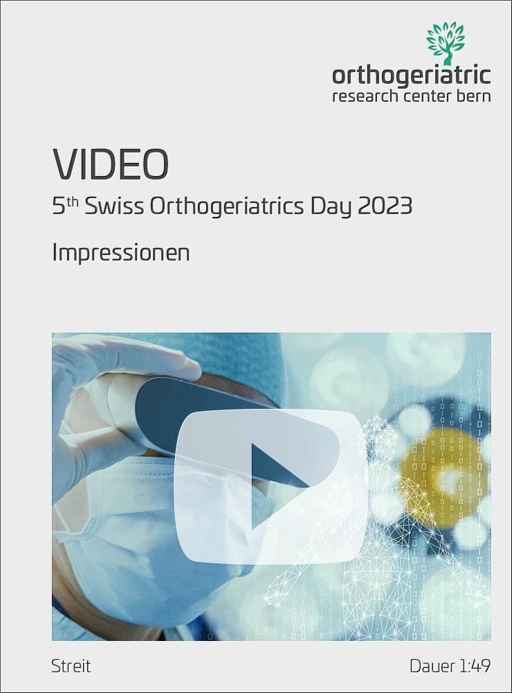 Impressions "5th Swiss Orthogeriatrics Day" 2023 in Bern